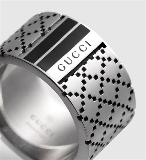 silver gucci band rings|Women's Designer Silver Rings .